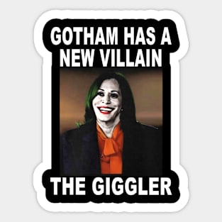 Gotham Has A New Villain The Giggler Kamala Harris Sticker